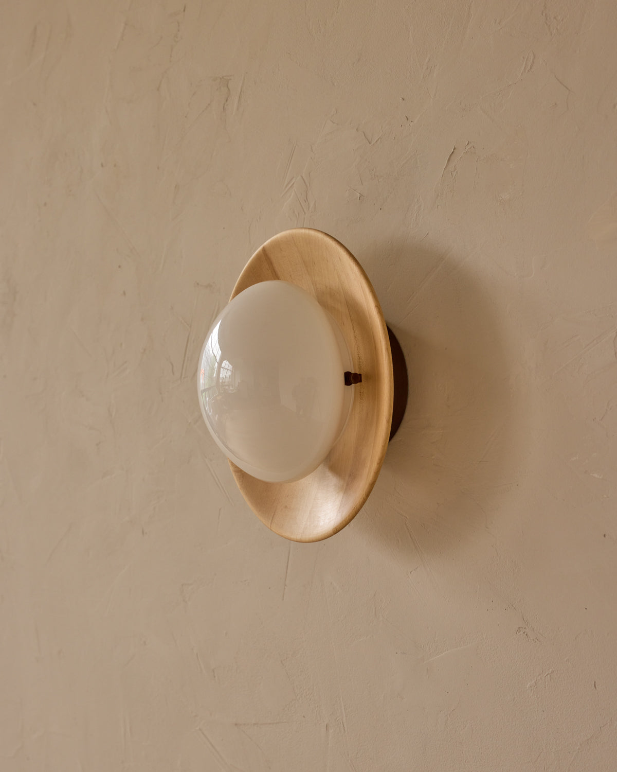 Edmund Flush Mount - Natural Maple
