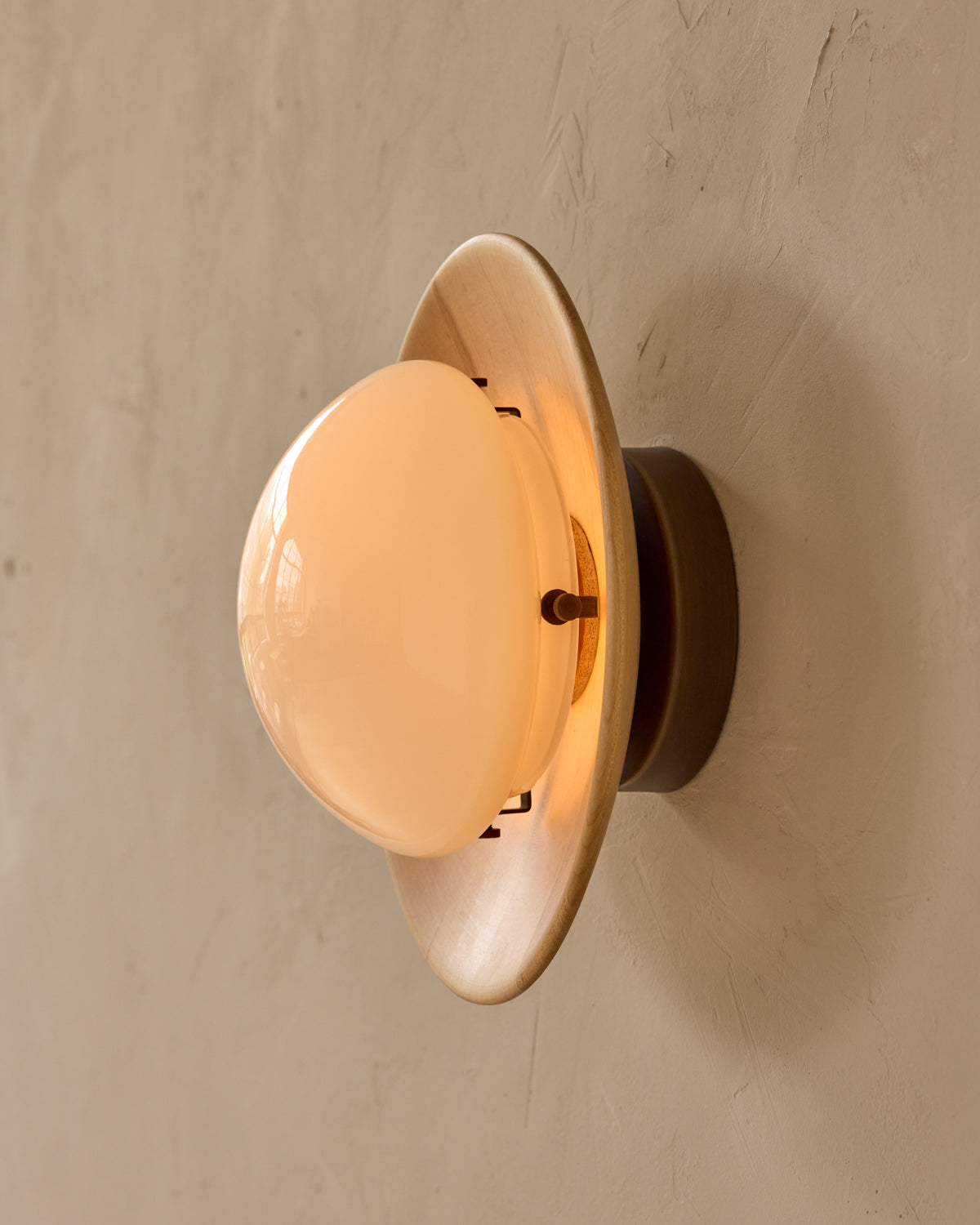 Edmund Flush Mount - Natural Maple
