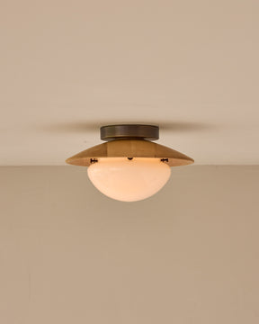 Edmund Flush Mount - Natural Maple