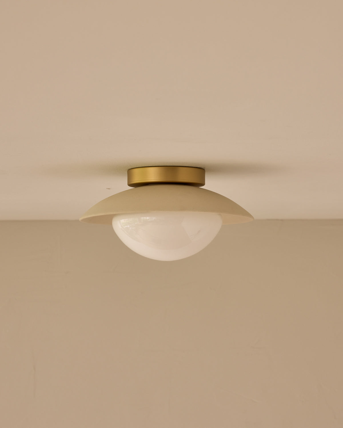 Edmund Flush Mount - Biscuit Ceramic