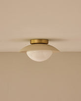 Edmund Flush Mount - Biscuit Ceramic