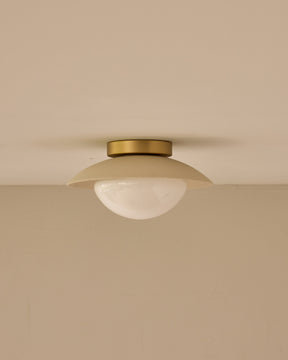 Edmund Flush Mount - Biscuit Ceramic