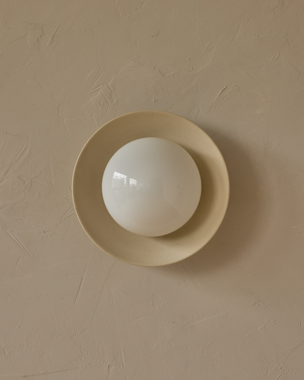 Edmund Flush Mount - Biscuit Ceramic