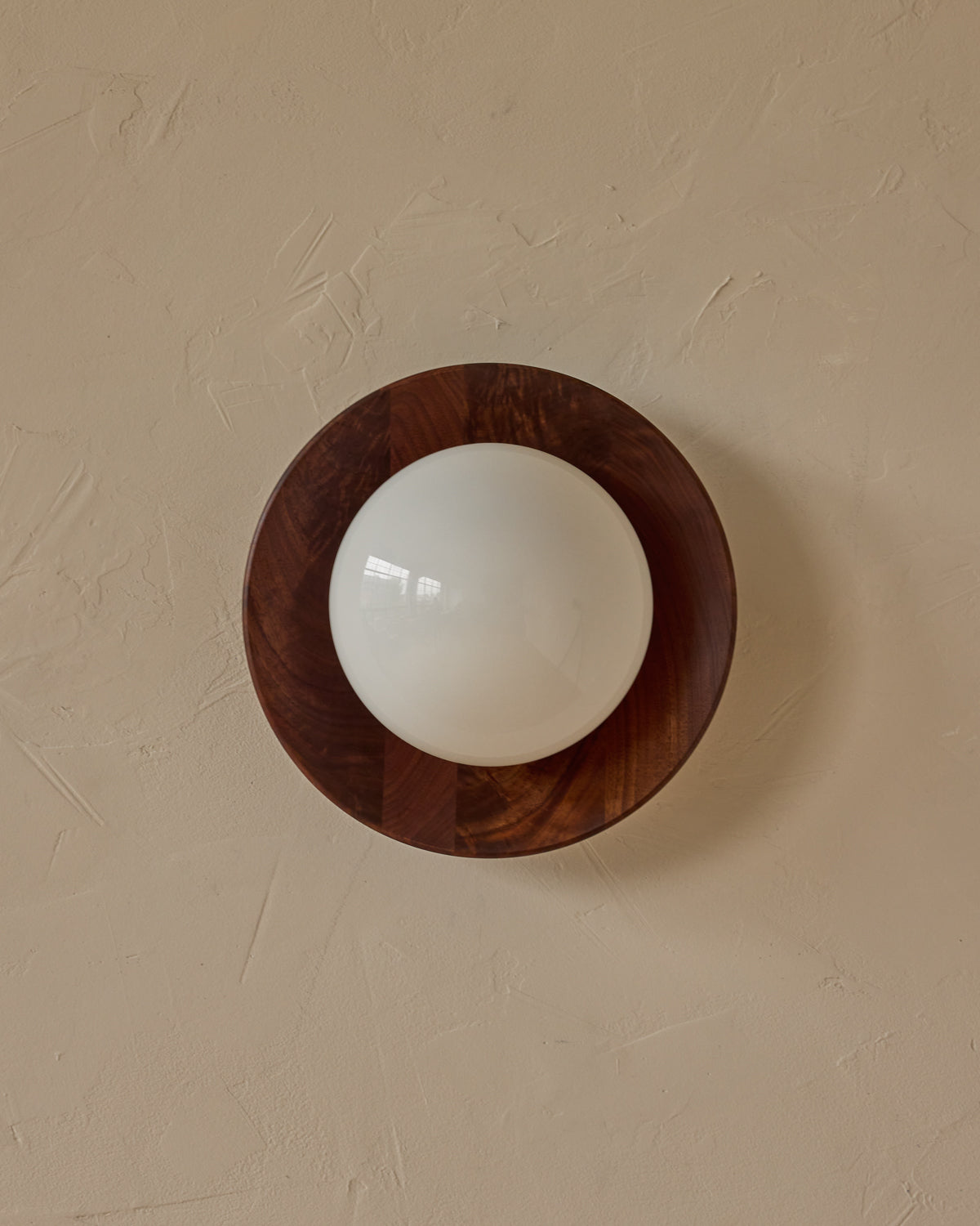 Edmund Flush Mount - Black Walnut