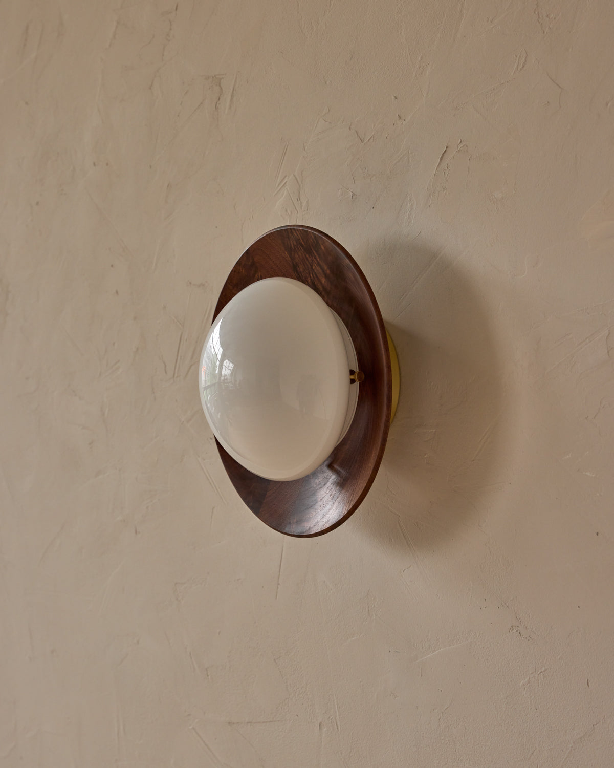 Edmund Flush Mount - Black Walnut