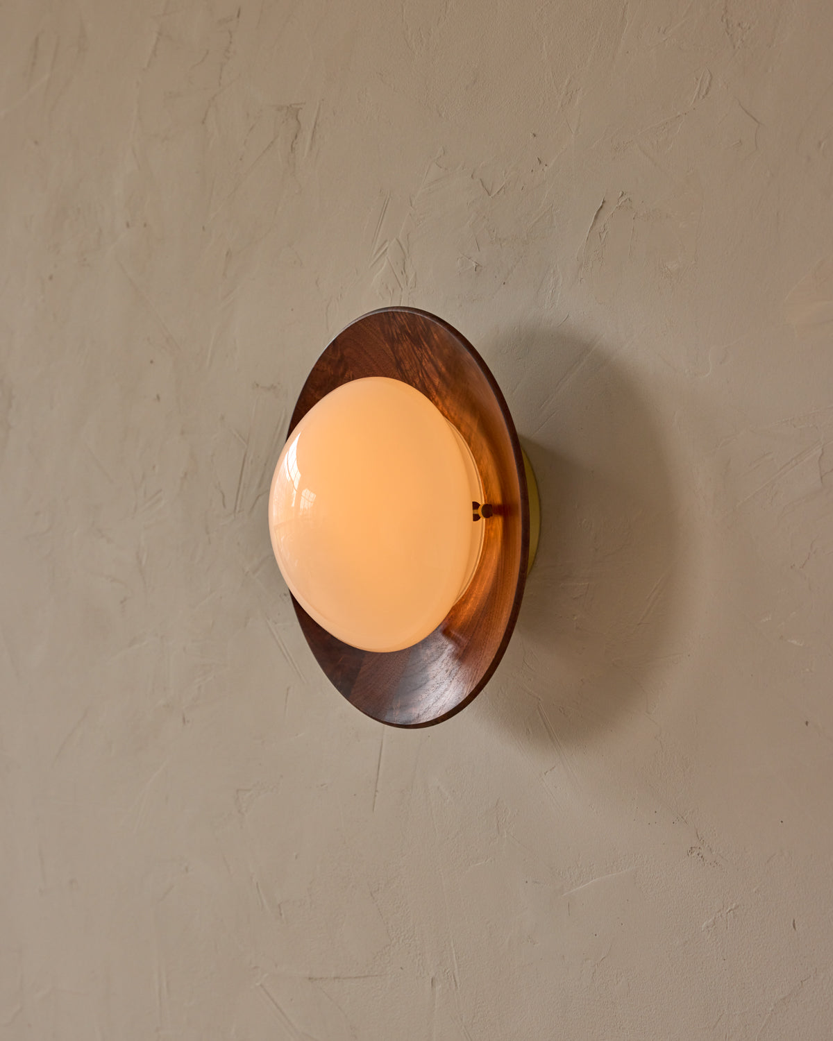 Edmund Flush Mount - Black Walnut