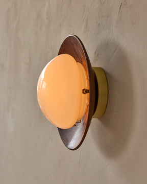 Edmund Flush Mount - Black Walnut