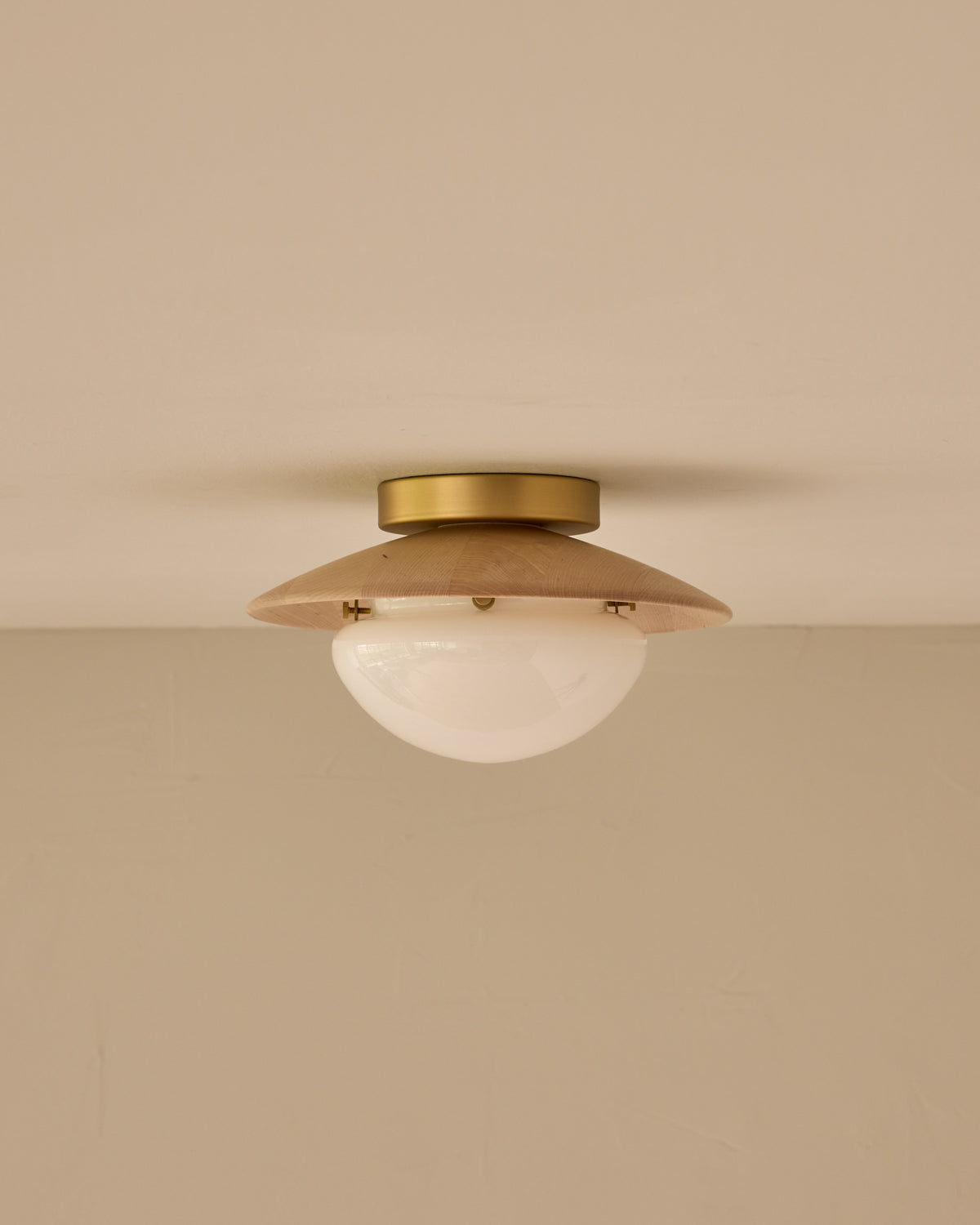 Edmund Flush Mount - Clear Maple
