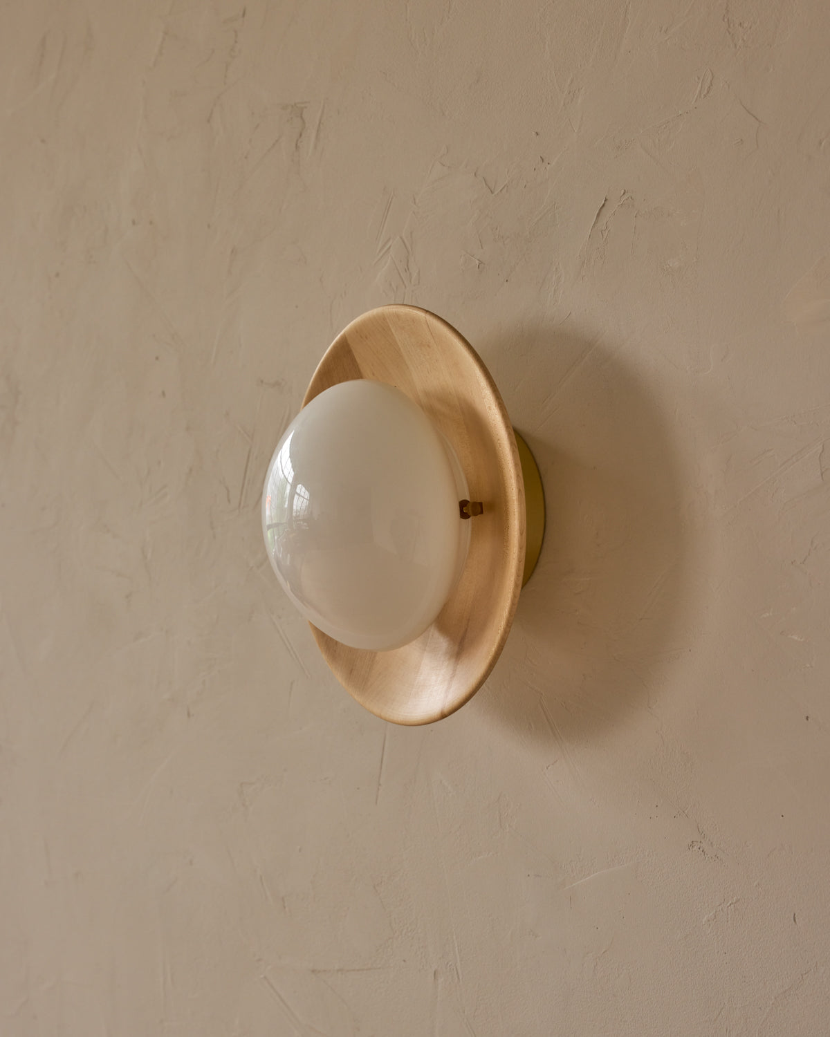 Edmund Flush Mount - Natural Maple