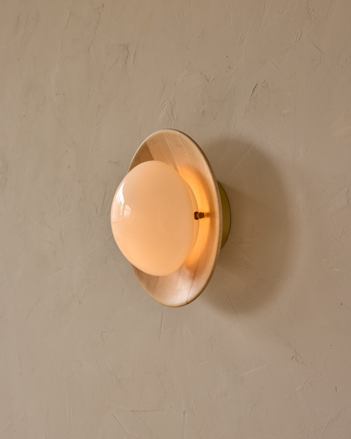 Edmund Flush Mount - Natural Maple