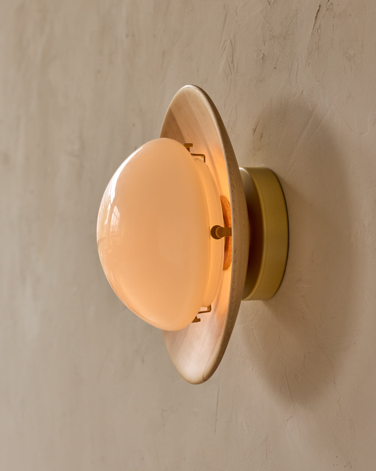 Edmund Flush Mount - Natural Maple