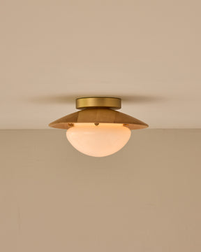 Edmund Flush Mount - Natural Maple