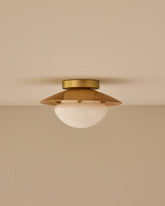 Edmund Flush Mount - Natural Maple