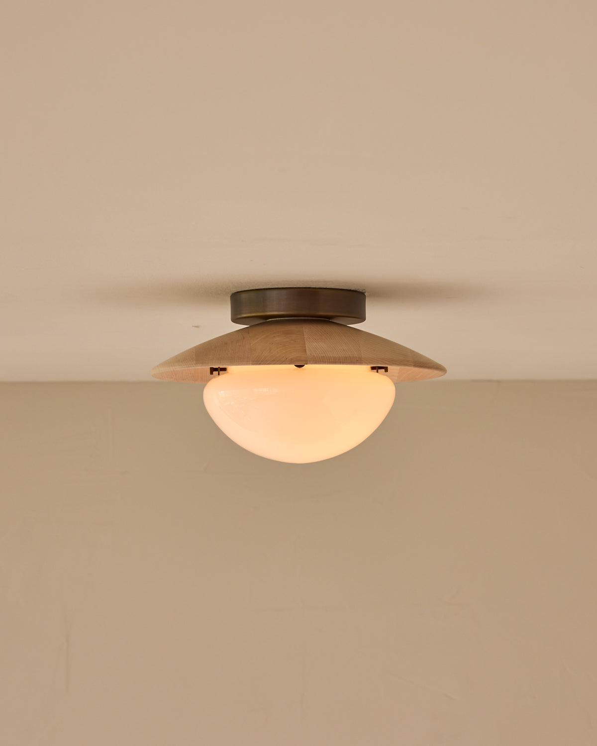 Edmund Flush Mount - Clear Maple