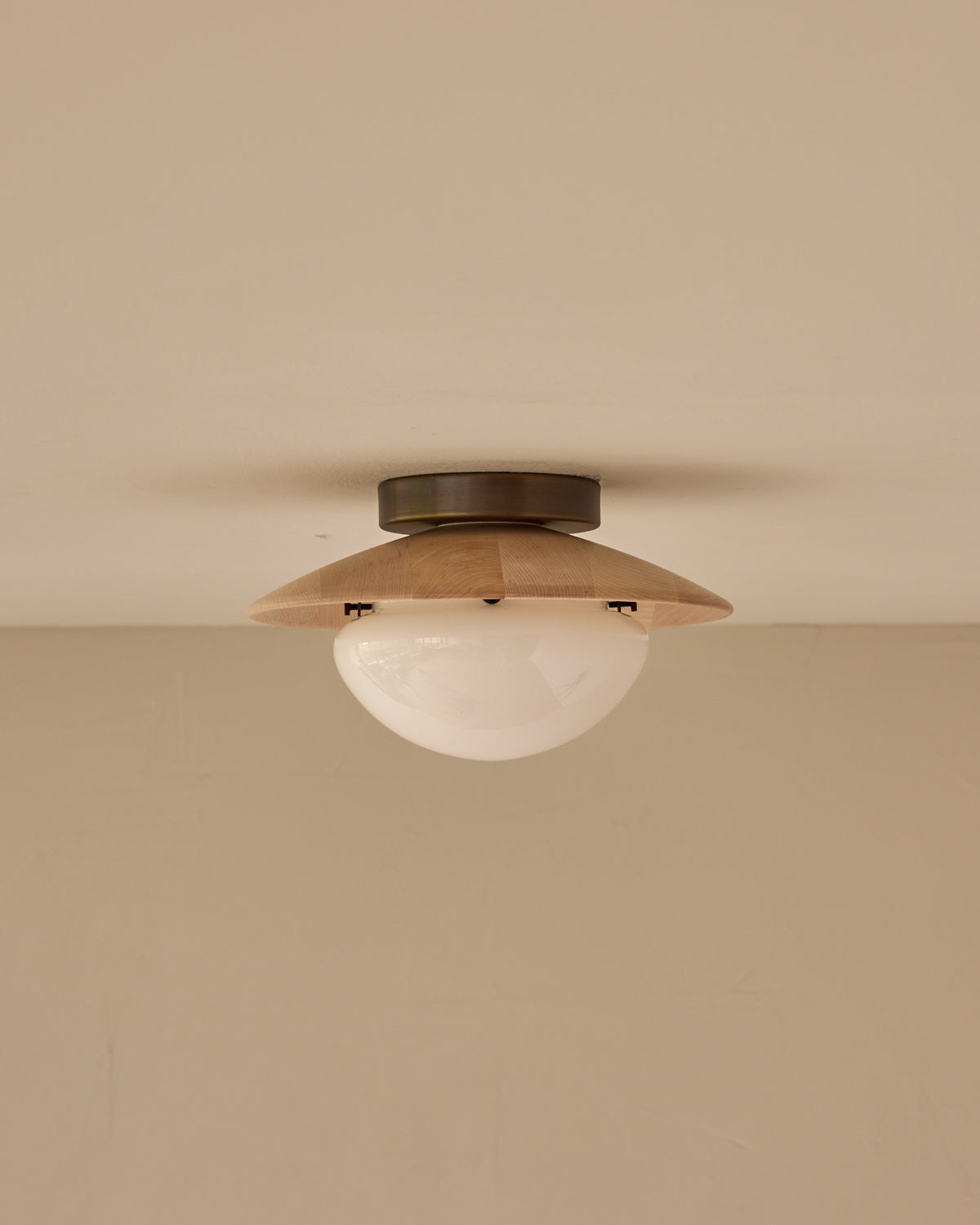 Edmund Flush Mount - Clear Maple