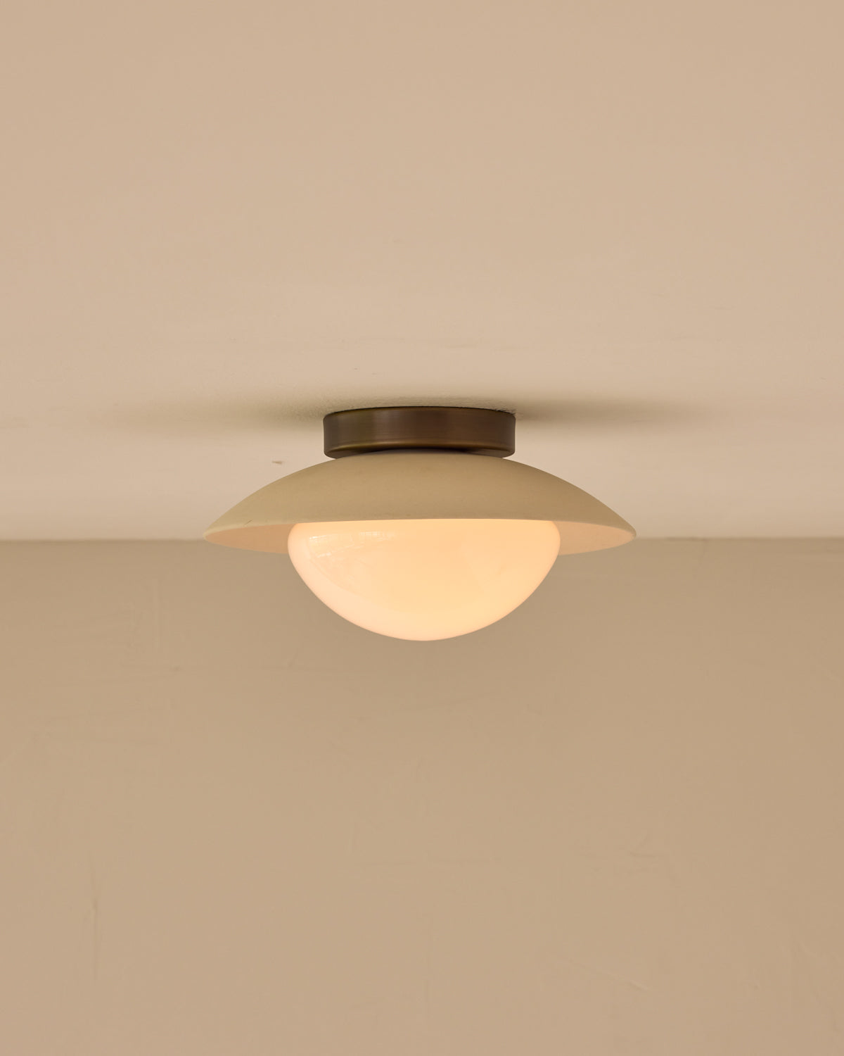 Edmund Flush Mount - Biscuit Ceramic