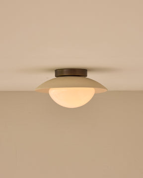 Edmund Flush Mount - Biscuit Ceramic
