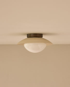 Edmund Flush Mount - Biscuit Ceramic
