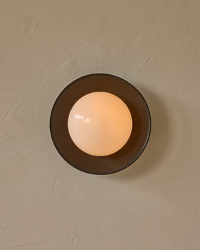 Edmund Flush Mount - Almost Black Ceramic