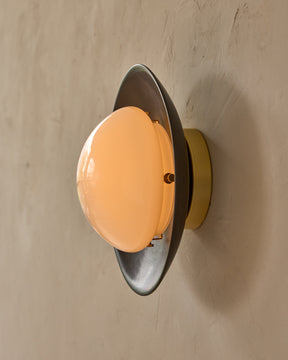 Edmund Flush Mount - Almost Black Ceramic