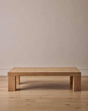 Brutalist Checkered Coffee Table