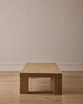 Brutalist Checkered Coffee Table