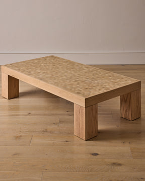 Brutalist Checkered Coffee Table