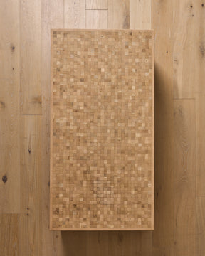 Brutalist Checkered Coffee Table