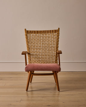 1940s Dutch Rope Lounge Chair by Bas Van Pelt