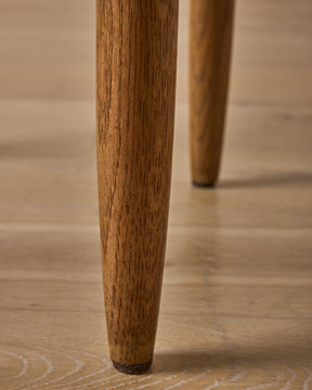 Set of Rush Oak Bar Stools