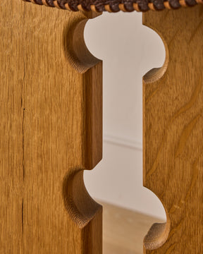 Dutch Oak Brutalist Chair