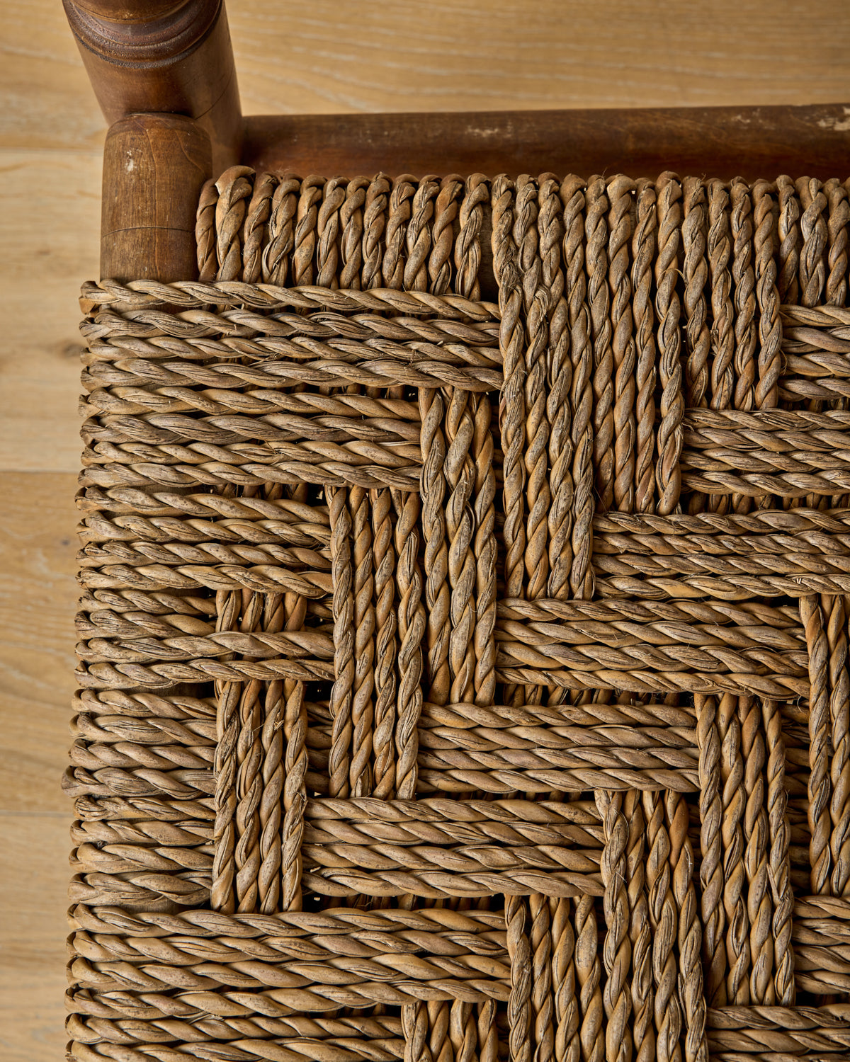 Pair of 1950s Woven Rope Chairs