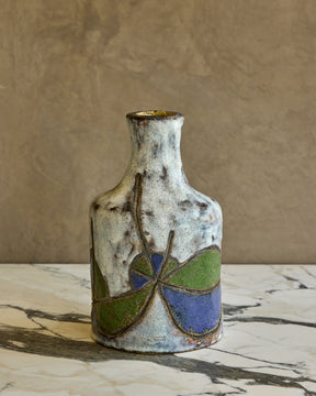 Blue + Green Pattered Jug