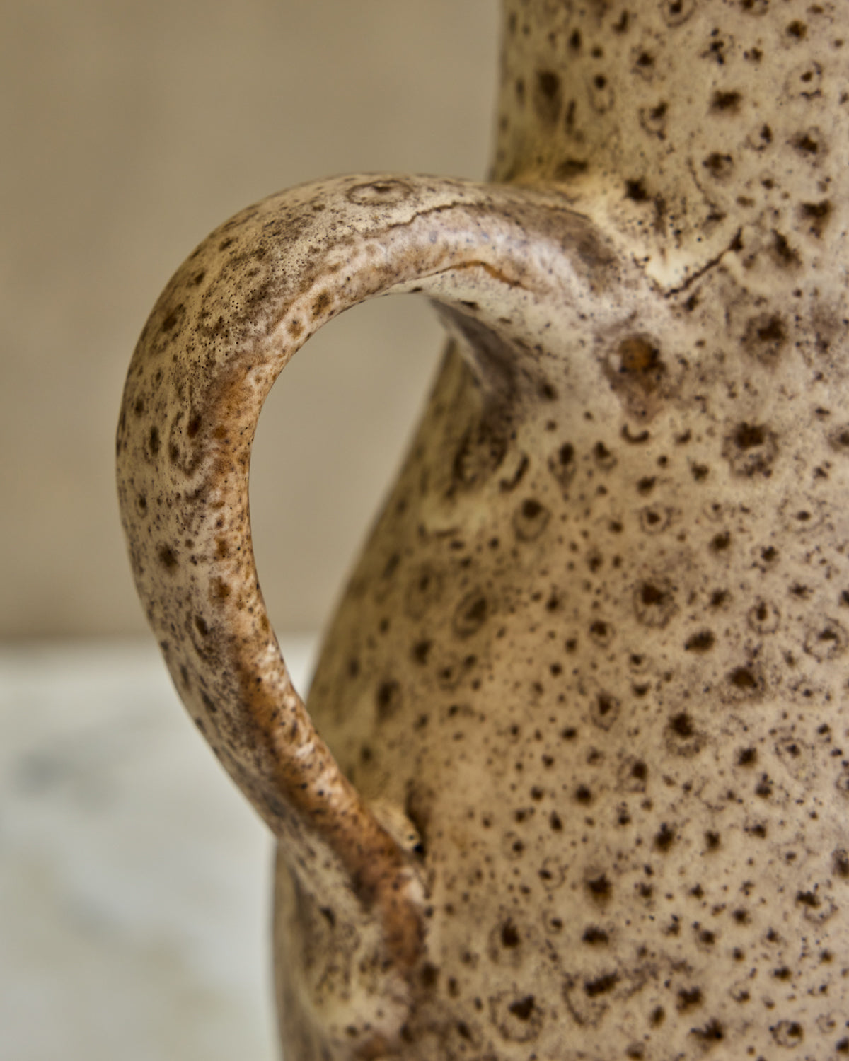 Ceramic Speckled Pitcher