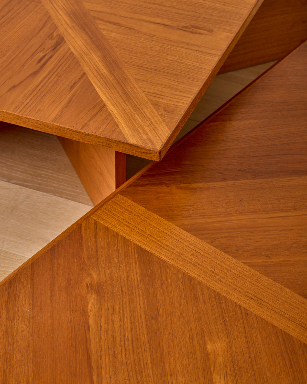 Teak Triangular Coffee Tables by Laurits M. Larsen