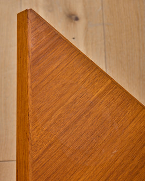 Teak Triangular Coffee Tables by Laurits M. Larsen