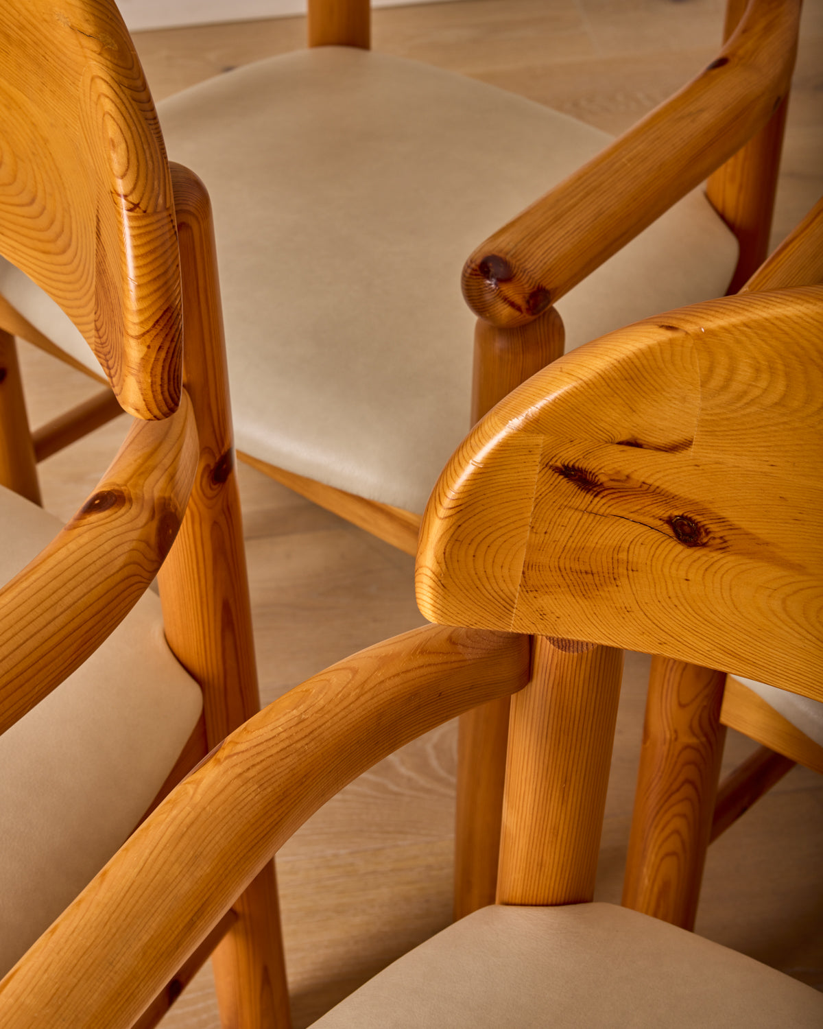 Set of Upholstered Armchairs by Rainer Daumiller