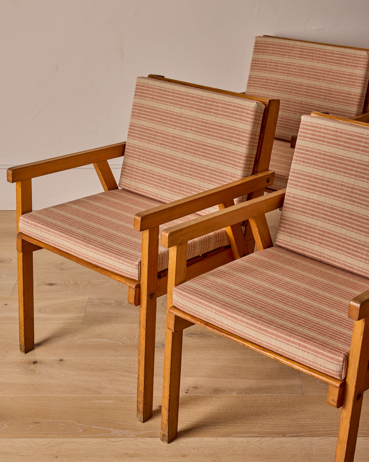 Set of Slat Dining Chairs