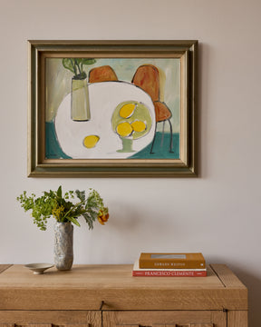 Lemons on Table