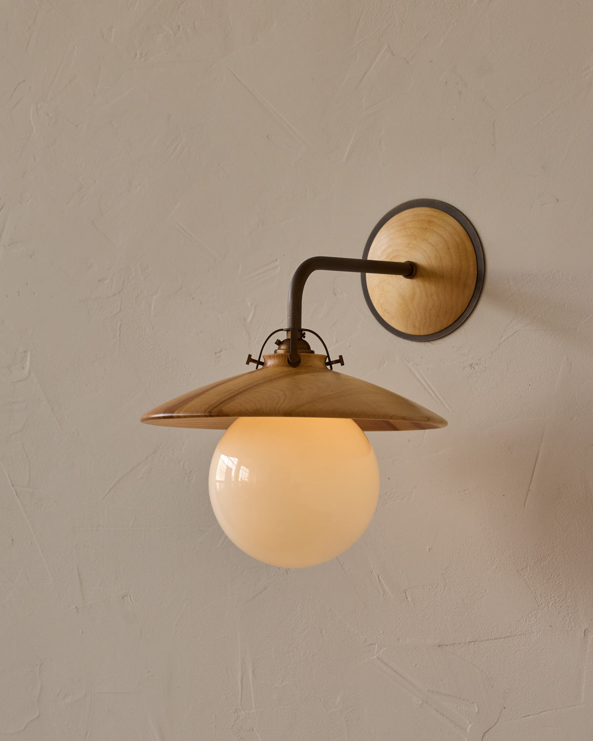 Edmund Wall Sconce - Natural Maple