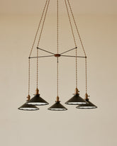 Classic Mirror Pendant Chandelier - Quintet