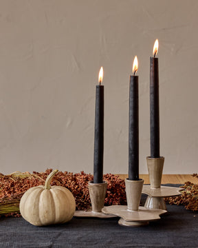 Trio of Nesting Ceramic Candle Holders - Foam