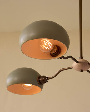 Baker Chandelier - Four Arm - Antique Brass