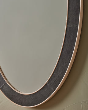 Norse Oval Mirror - Cinder