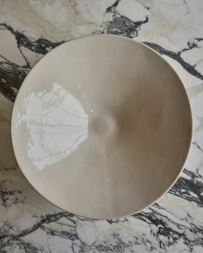 Ceramic Pedestal Bowl - Salt
