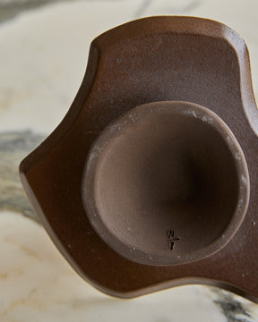 Quintet of Nesting Ceramic Candle Holders - Multi