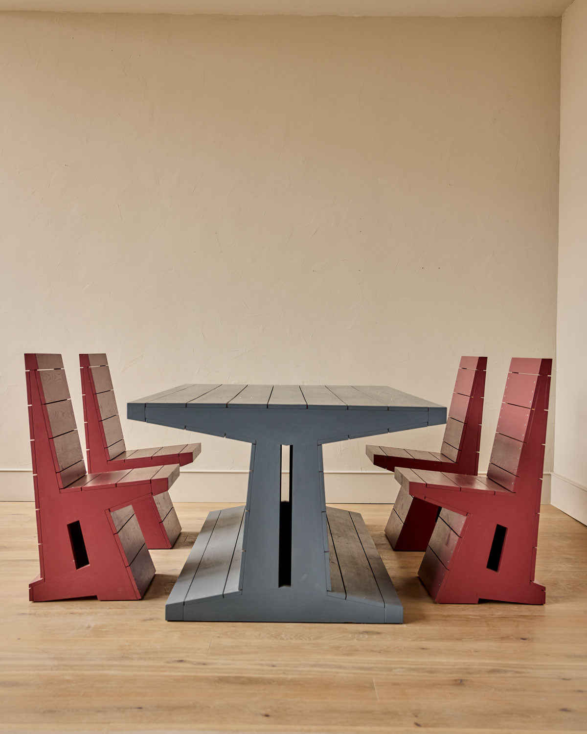 Pine Dining Set by Dom Hans Van Der Laan