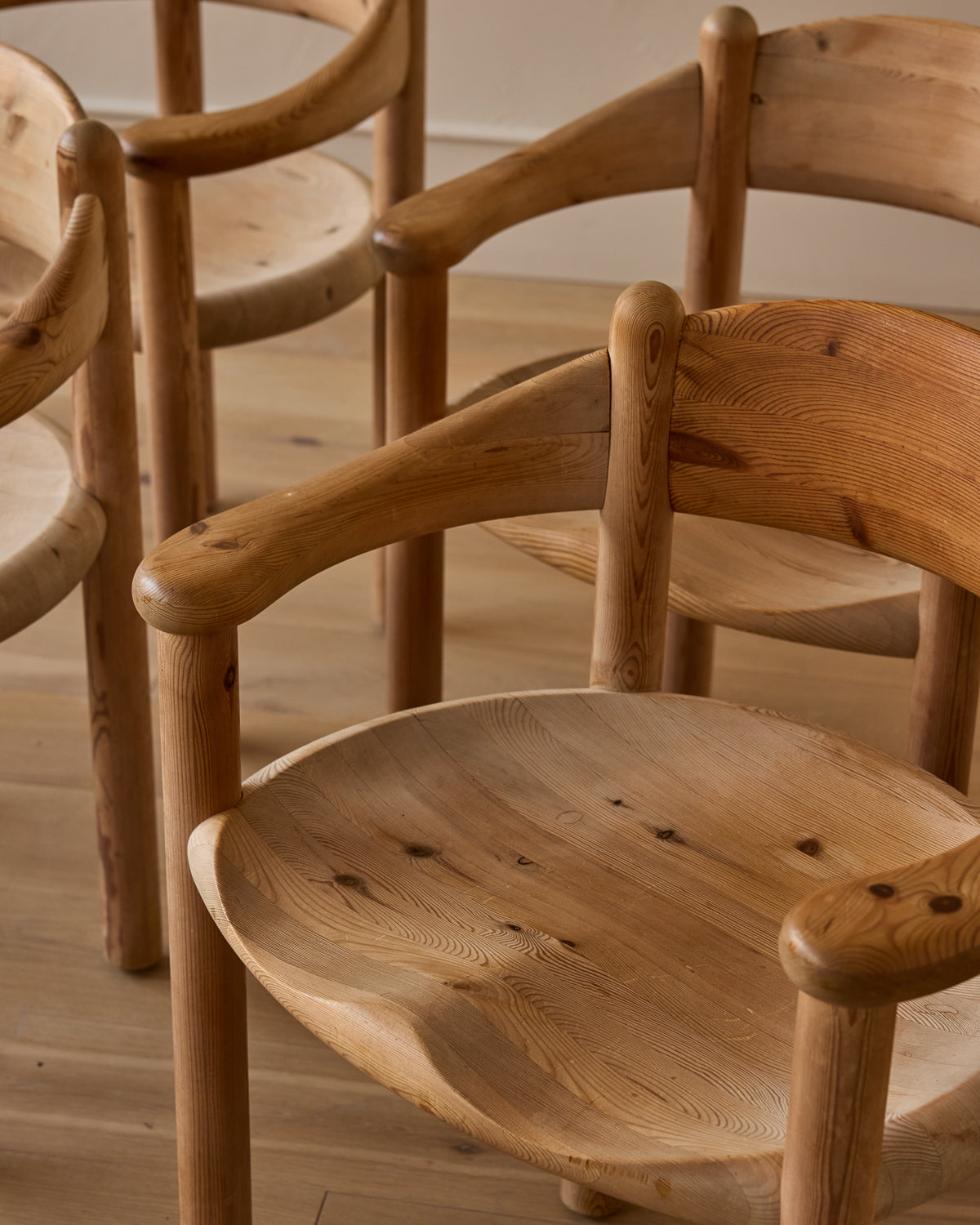 Rainer Daumiller Solid Pine Armchairs