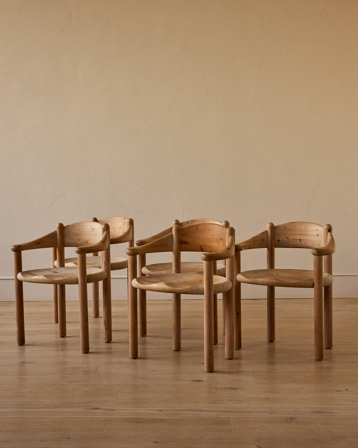 Rainer Daumiller Solid Pine Armchairs