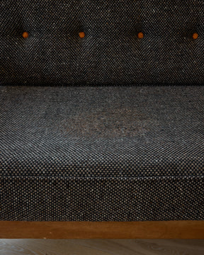 Mid-Century Angular Sofa by Guillerme and Chambron